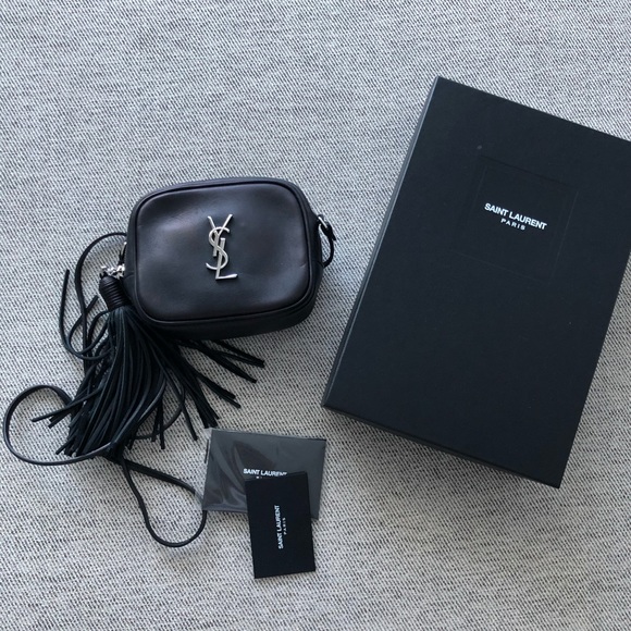 Yves Saint Laurent Handbags - YSL Saint Laurent Blogger Bag Black & Silver
